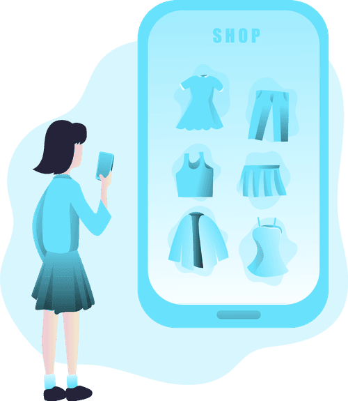 Online Shopping Illustration